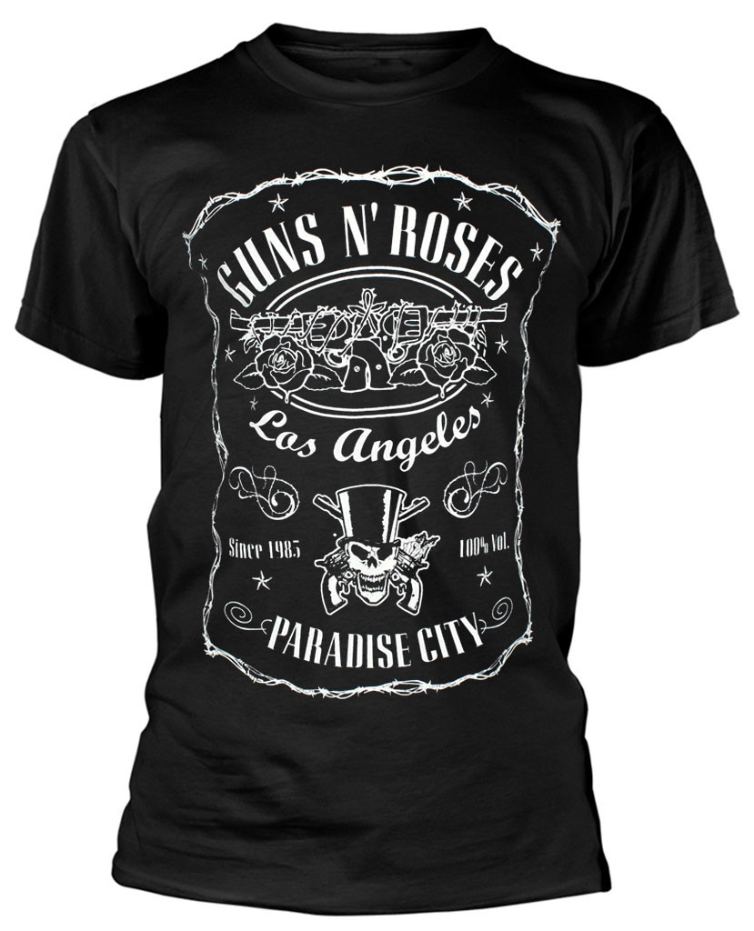 Guns N' Roses 'Paradise City' (Black) T-Shirt