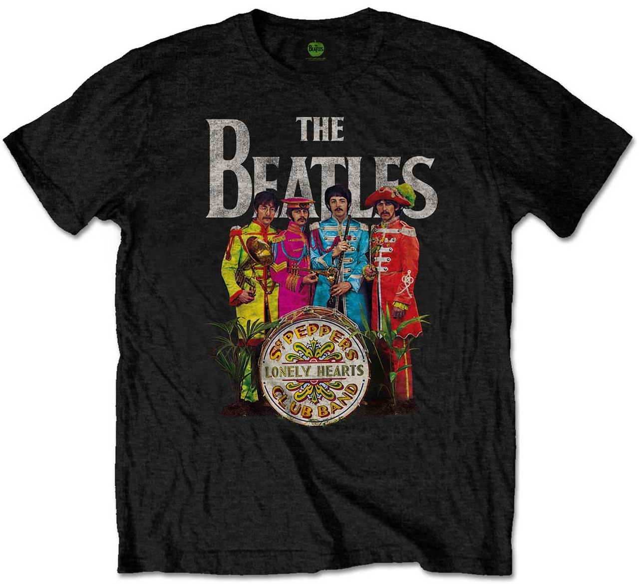 The Beatles 'Sgt Pepper' (Black) T-Shirt
