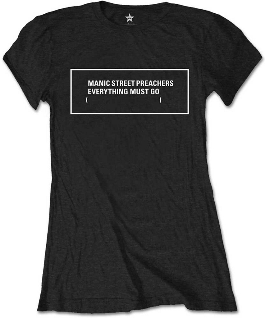 Manic Street Preachers 'Everything Must Go' (Black) Womens Fitted T-Shirt