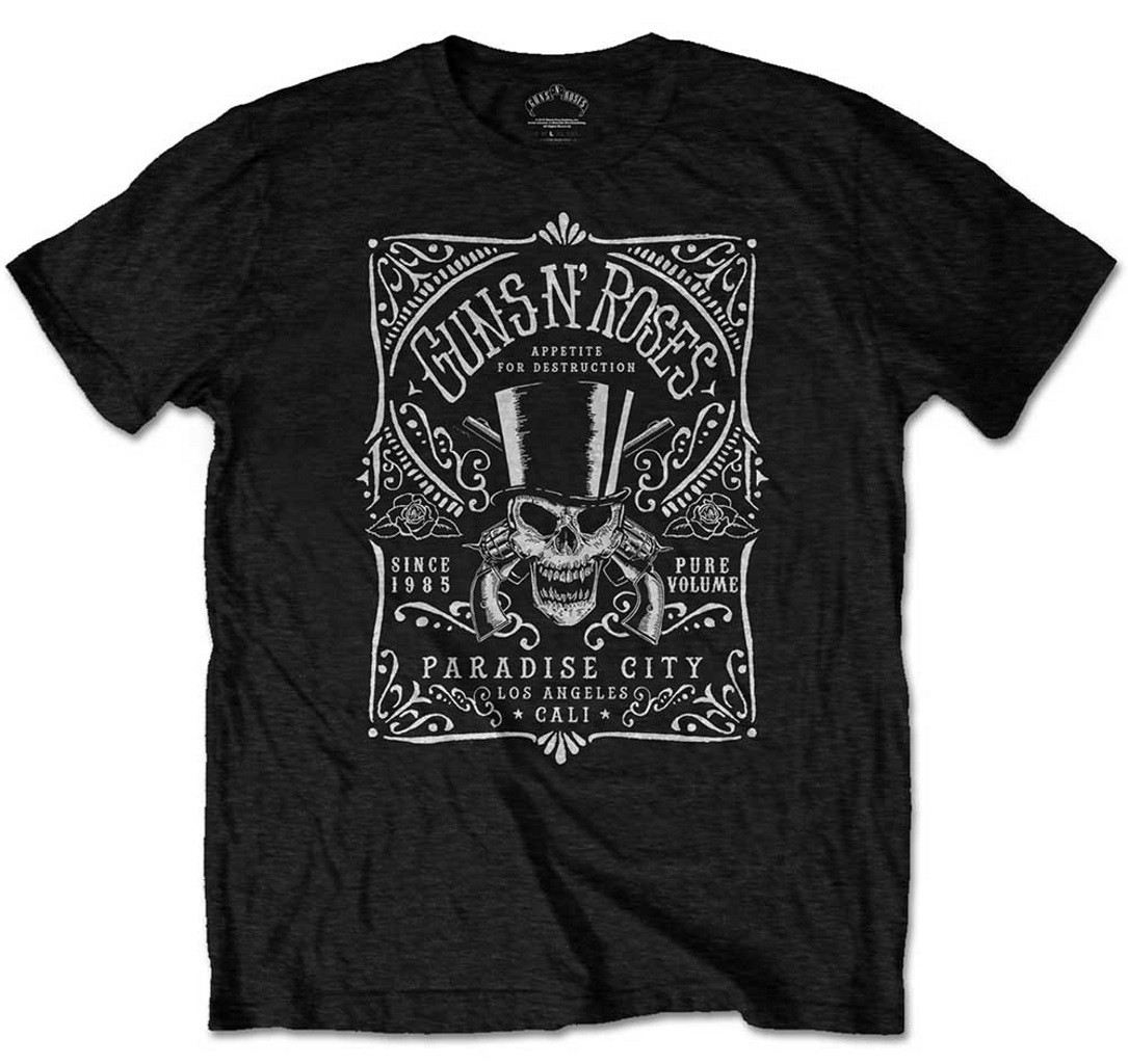 Guns N' Roses 'Bourbon Label' T-Shirt