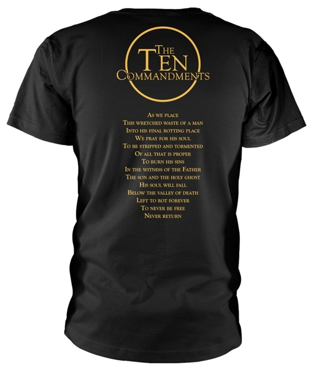 Malevolent Creation 'The Ten Commandments' (Black) T-Shirt