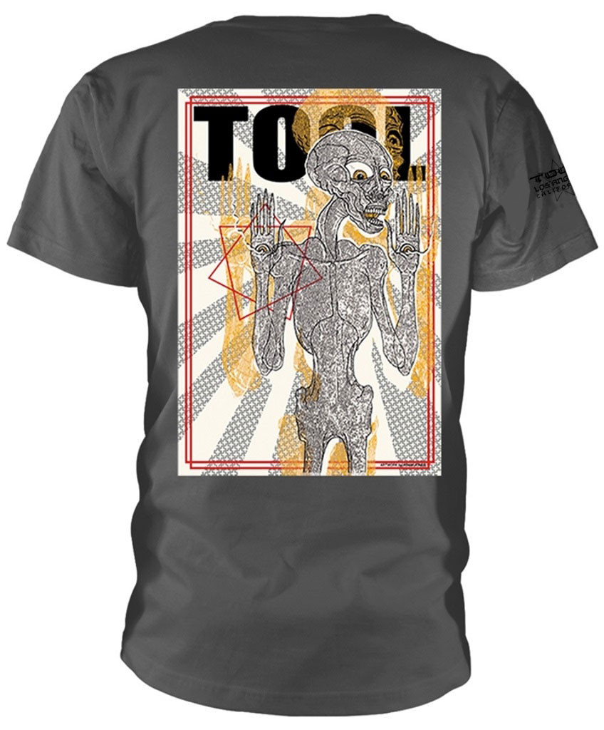 Tool 'Spectre Burst Skeleton' (Grey) T-Shirt Back