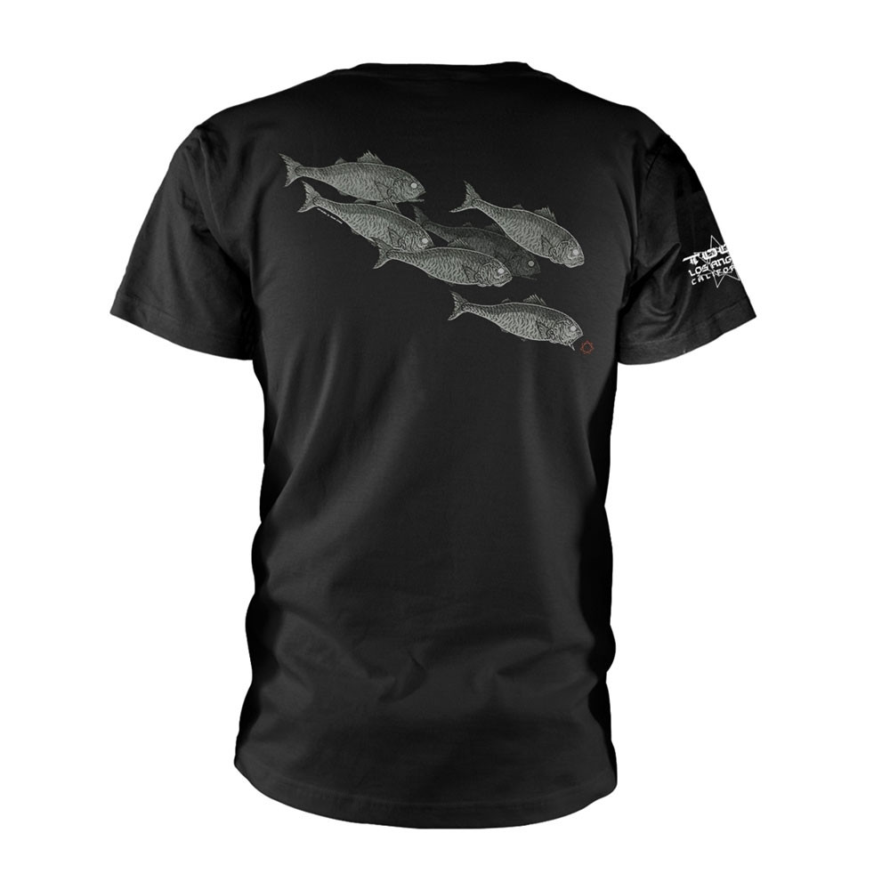 Tool 'Fish' (Black) T-Shirt Back