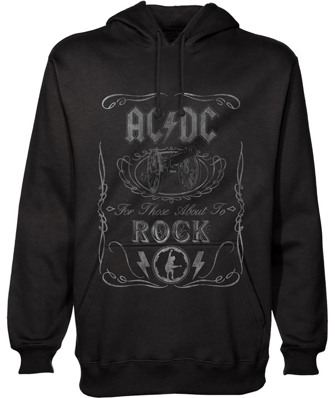 AC/DC 'Cannon Swig' Pull Over Hoodie