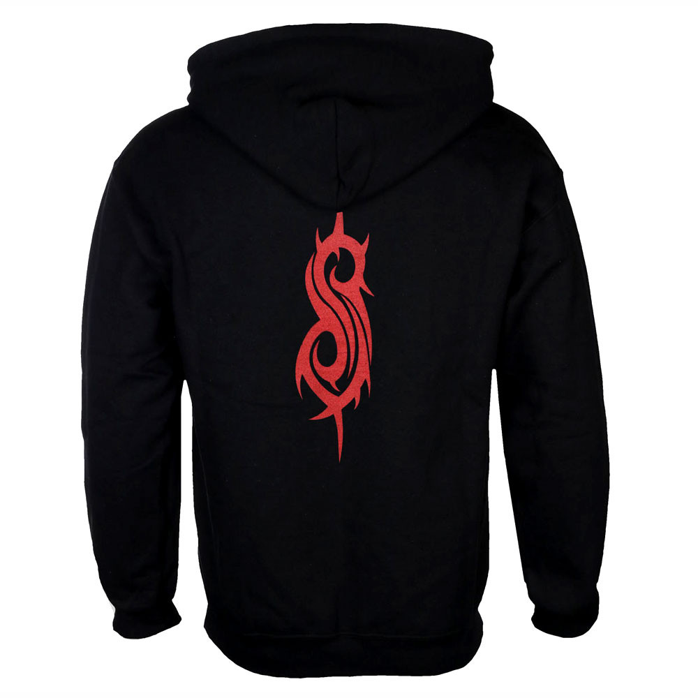 Slipknot 'Splatter' (Black) Pull Over Hoodie Back