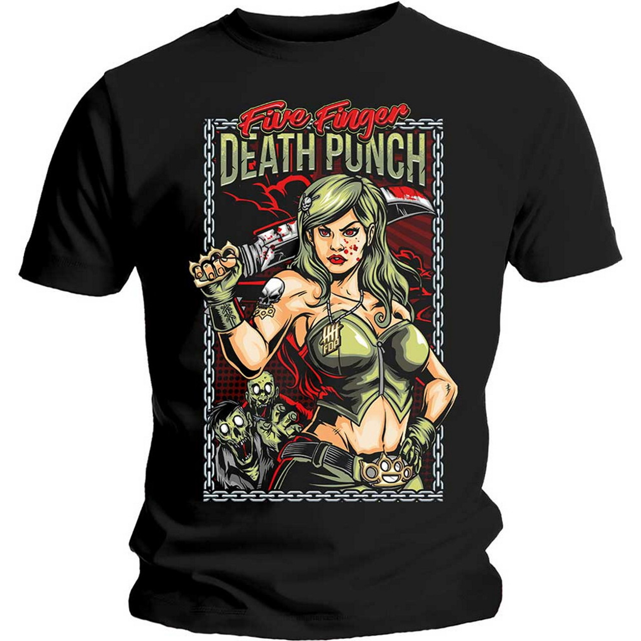 Five Finger Death Punch 'Assassin' (Black) T-Shirt