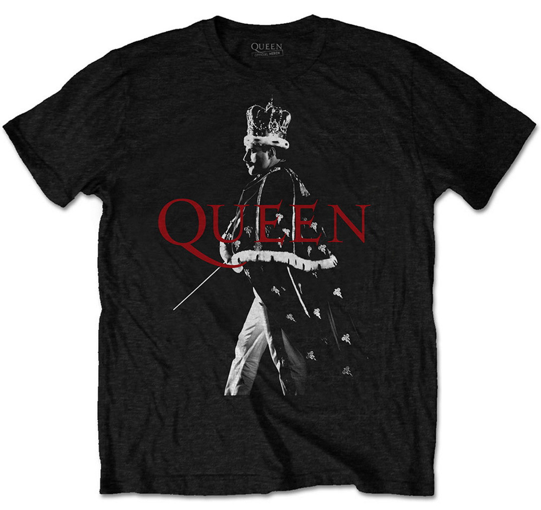 Queen 'Freddie Crown' (Black) T-Shirt