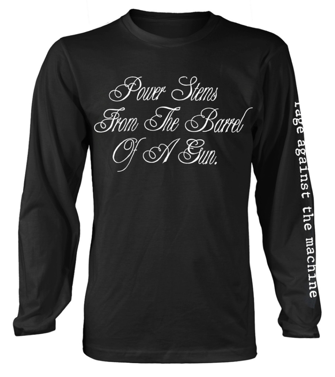 Rage Against The Machine 'Power Stems' (Black) Long Sleeve Shirt