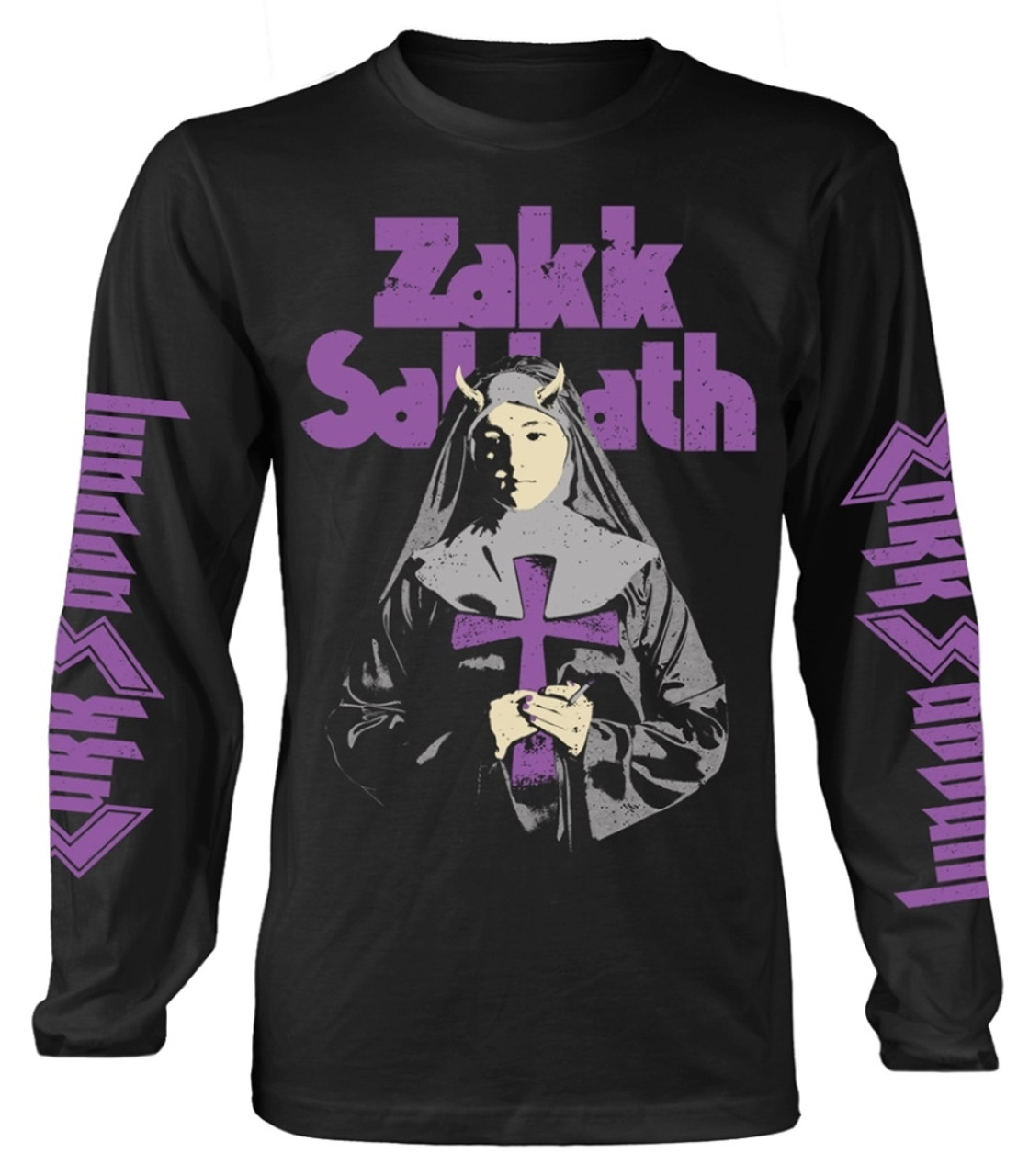 Zakk Sabbath 'Nun' (Black) Long Sleeve Shirt