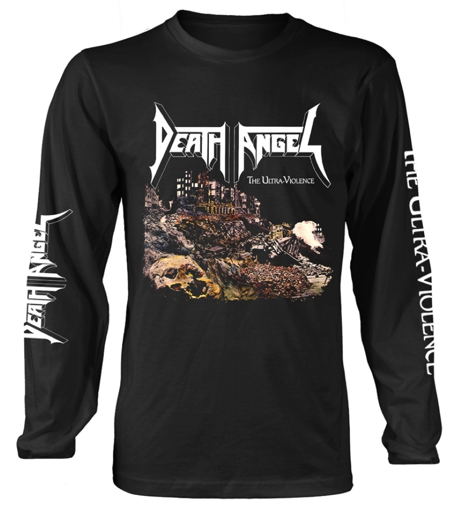 Death Angel 'The Ultra-Violence' (Black) Long Sleeve Shirt