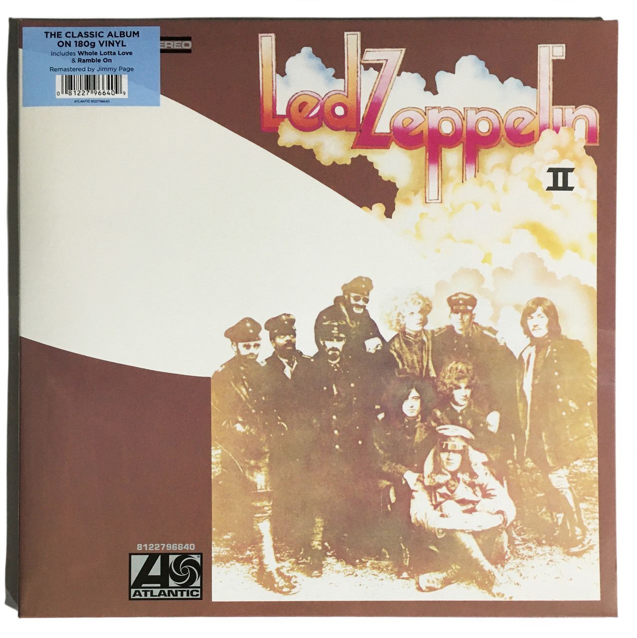 Led Zeppelin 'II' 180g Gatefold Sleeve LP Vinyl (Remastered)