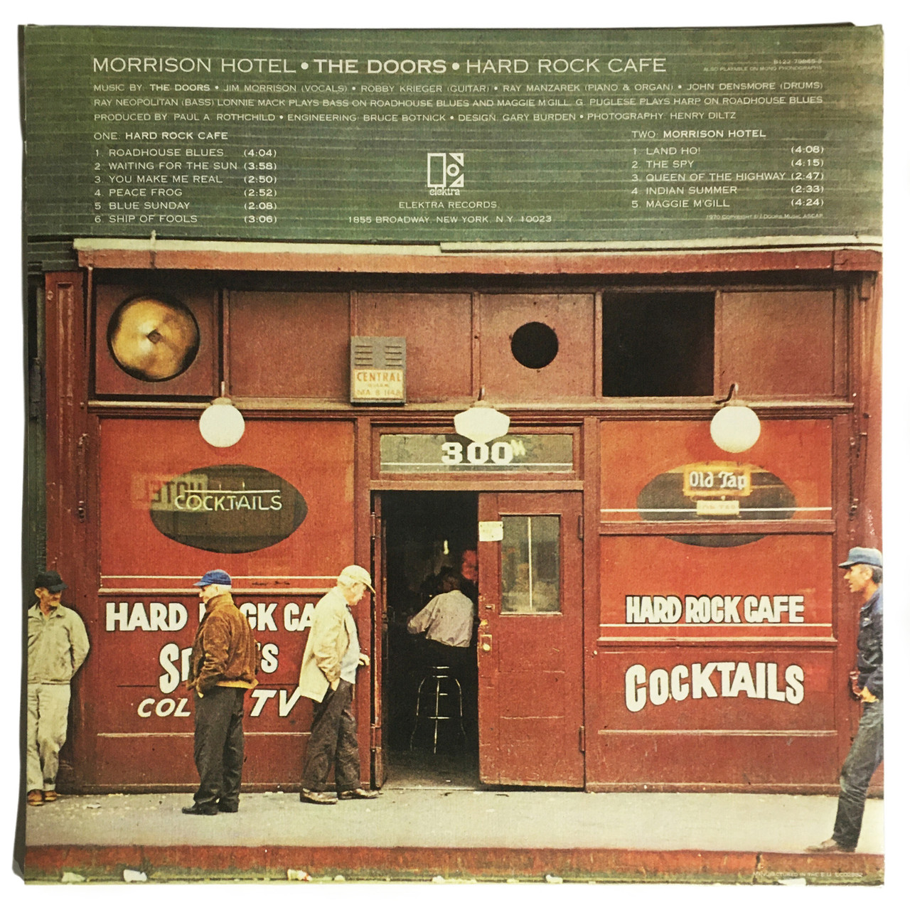 uærlig Bekendtgørelse Rotere The Doors 'Morrison Hotel' 180g Gatefold Sleeve LP Vinyl (Original Stereo  Mixes)