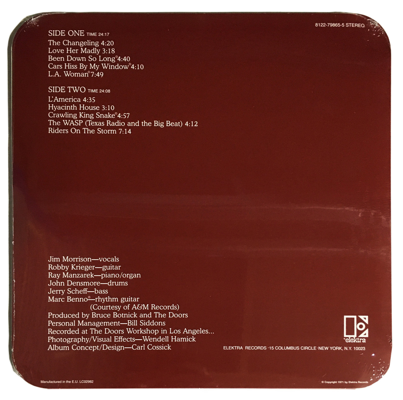 The Doors 'L.A. Woman' 180g LP Vinyl (Original Stereo Mixes)