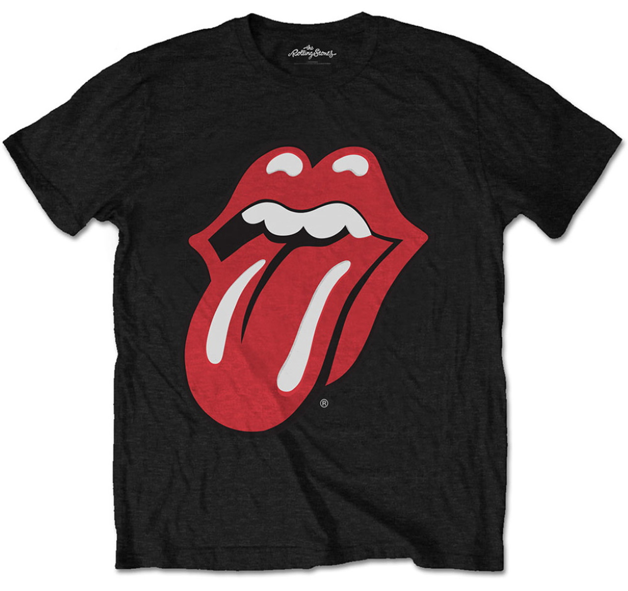 The Rolling Stones 'Classic Tongue' (Packaged Black) Kids T-Shirt