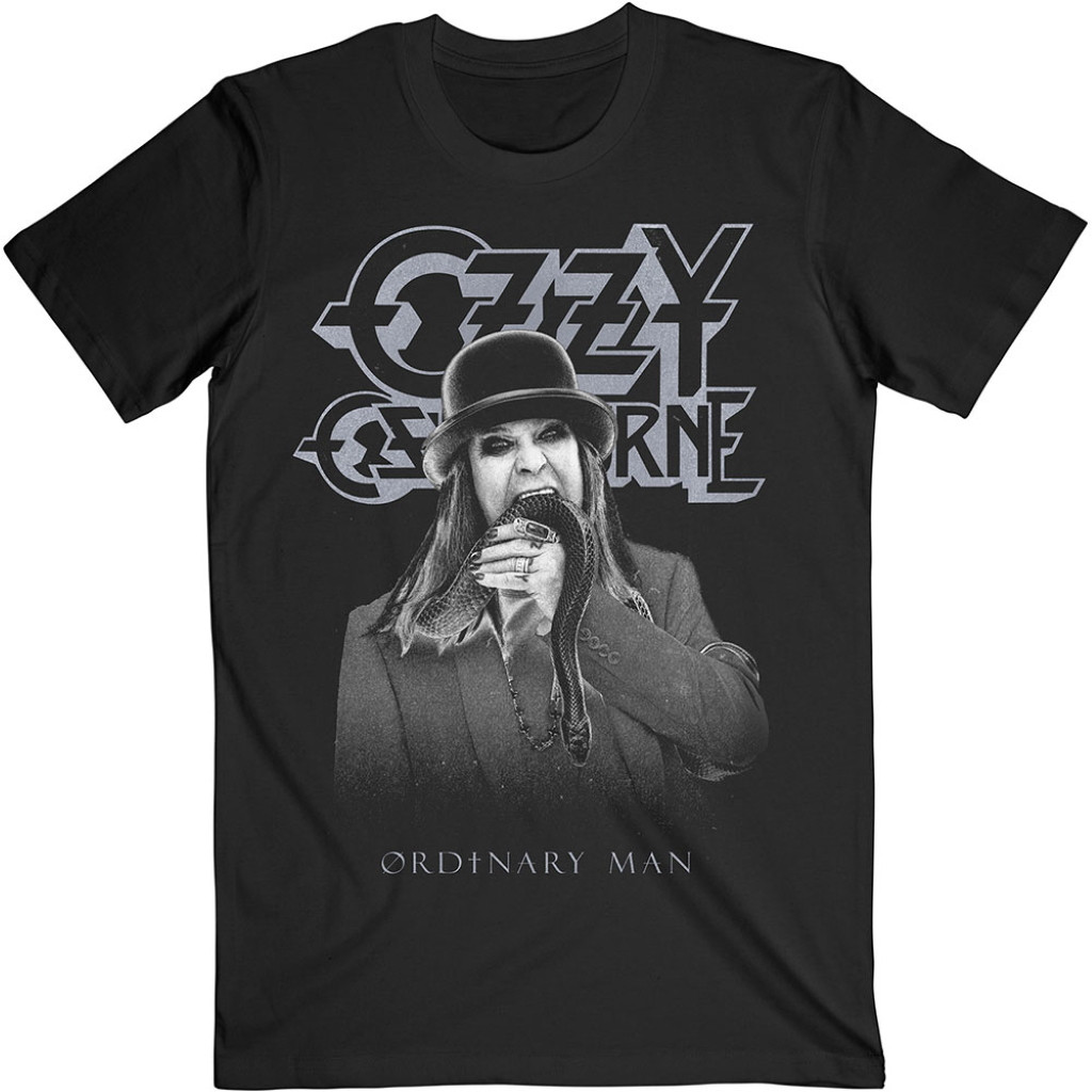 Ozzy Osbourne 'Ordinary Man Snake' (Black) T-Shirt | Eyesore Merch