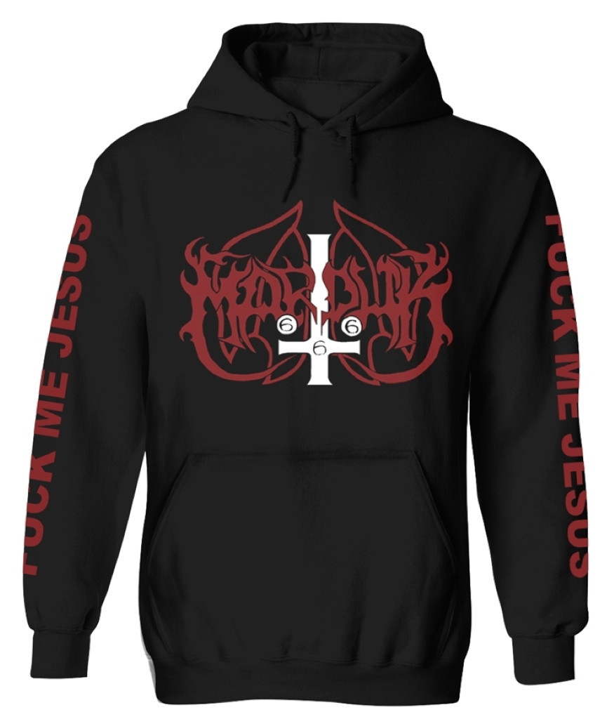 Marduk 'Fuck Me Jesus' (Black) Pull Over Hoodie