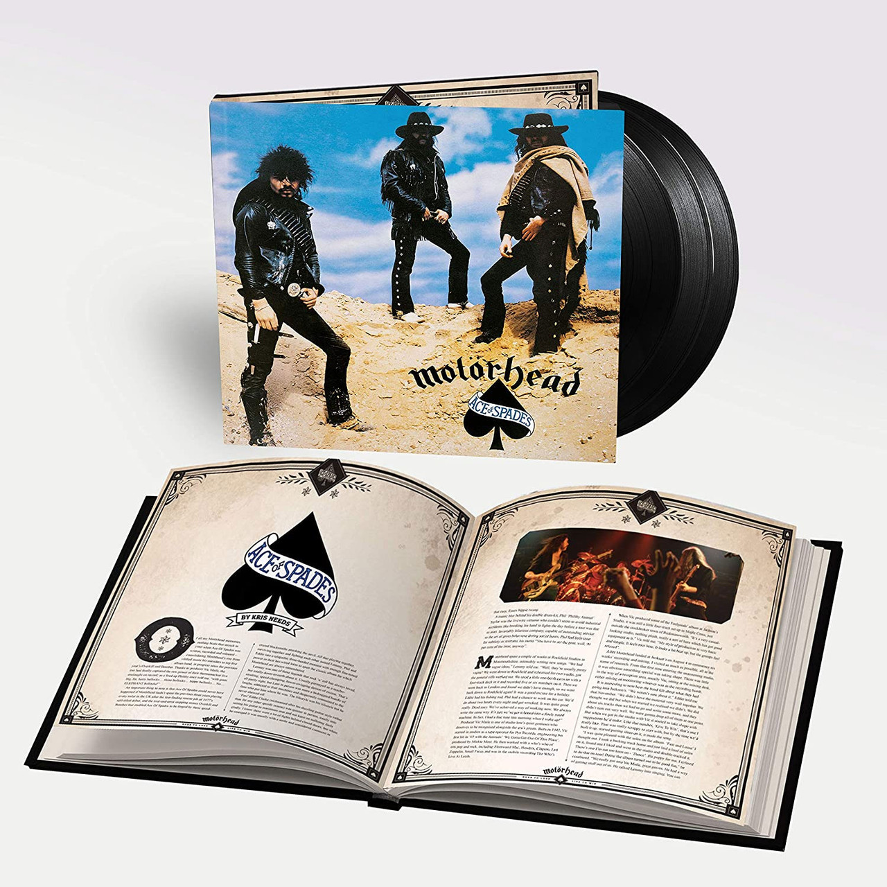 Motorhead 'Ace Of Spades' 40th Anniversary 3LP 180g Black Vinyl