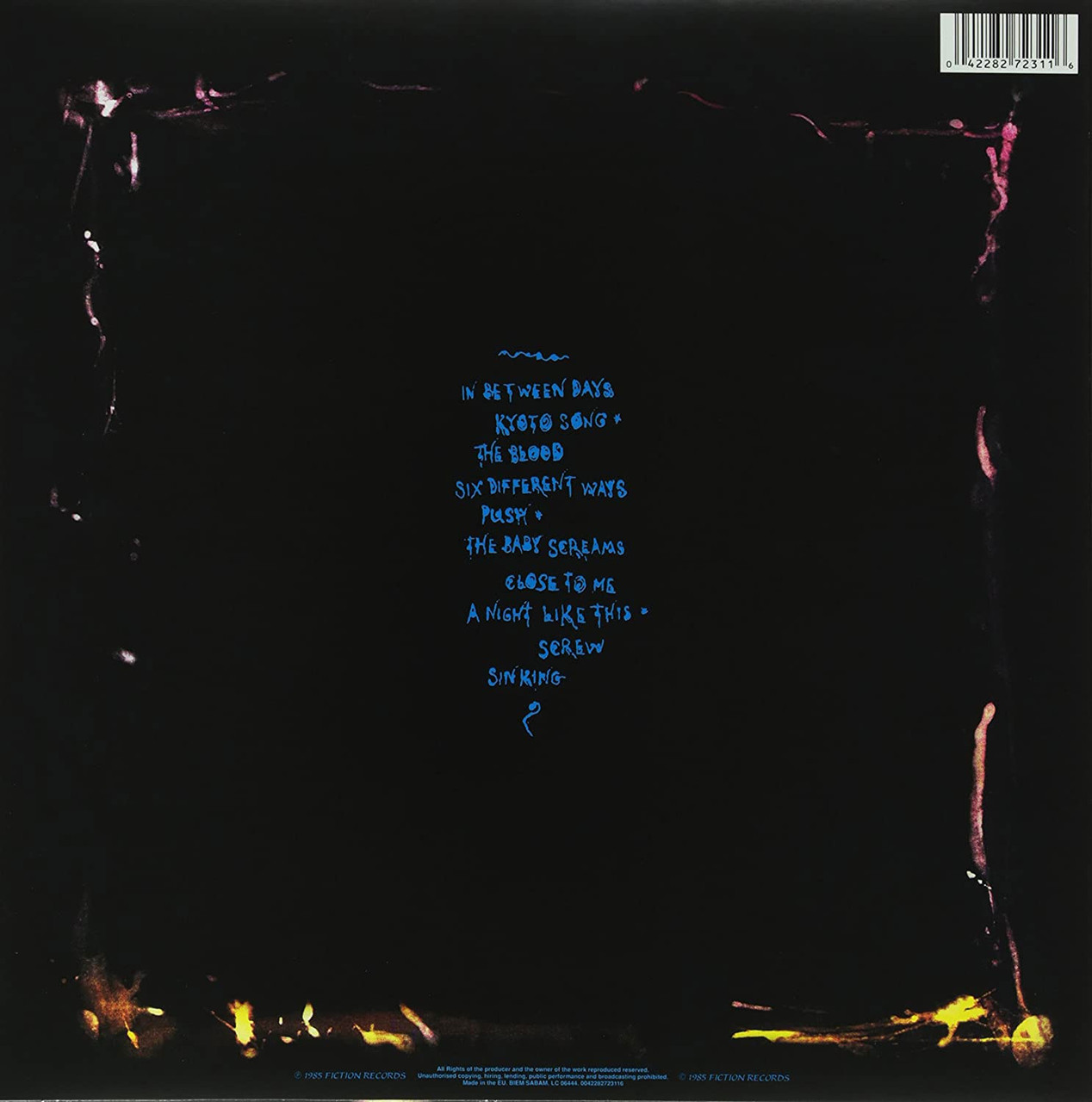 The Cure 'The Head On The Door' LP Black Vinyl