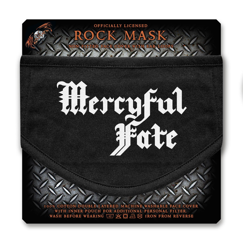 Mercyful Fate 'Logo' (Black) Face Mask
