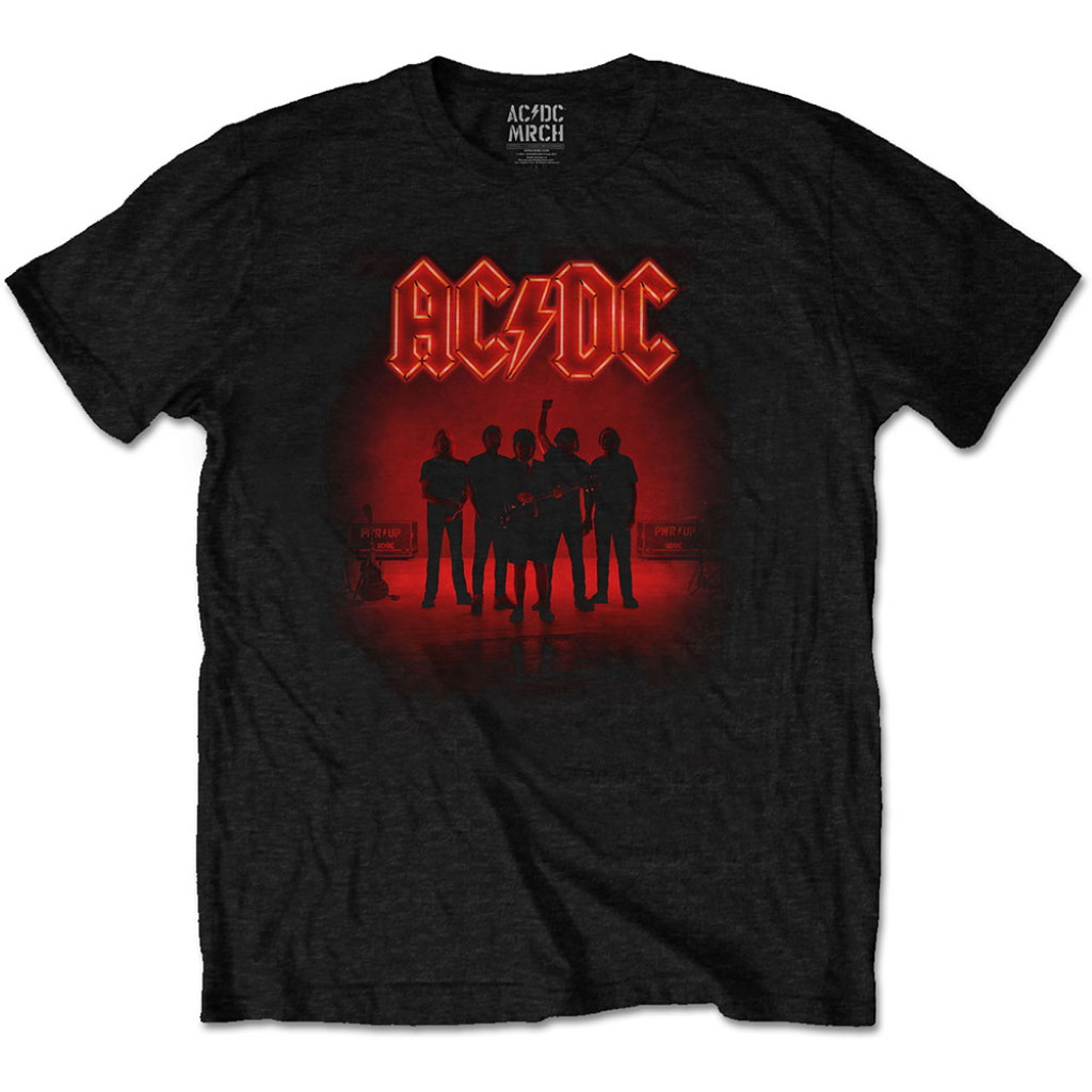 AC/DC 'PWR UP Silhouettes' (Black) T-Shirt