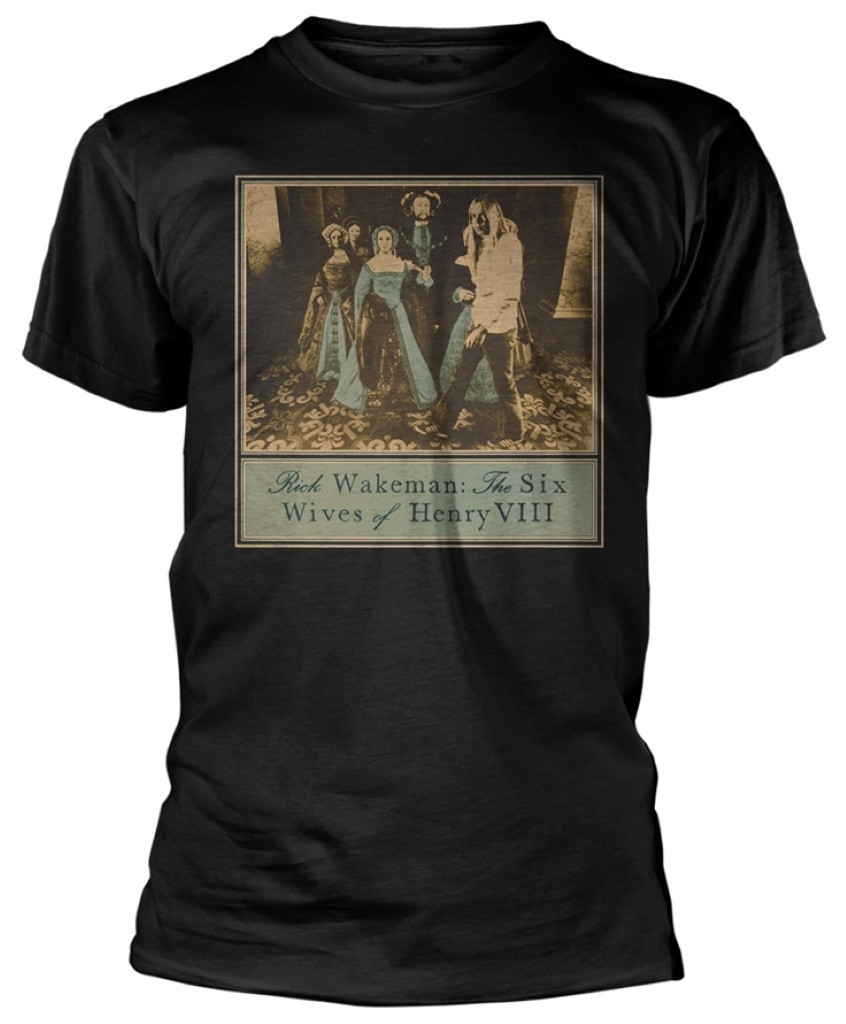 Rick Wakeman 'The Six Wives Of Henry VIII' (Black) T-Shirt
