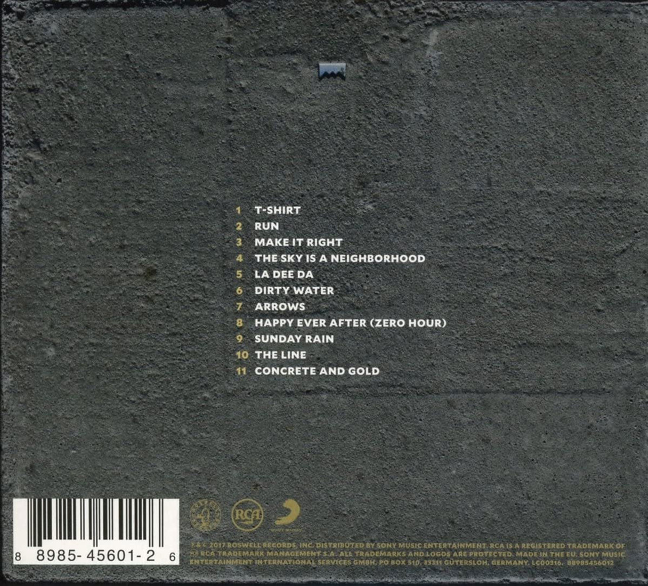 Foo Fighters 'Concrete And Gold' CD