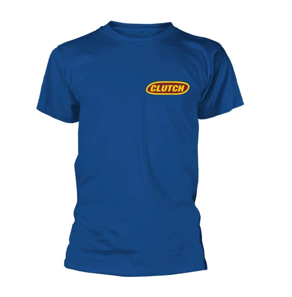 Clutch 'Classic Logo' (Blue) T-Shirt