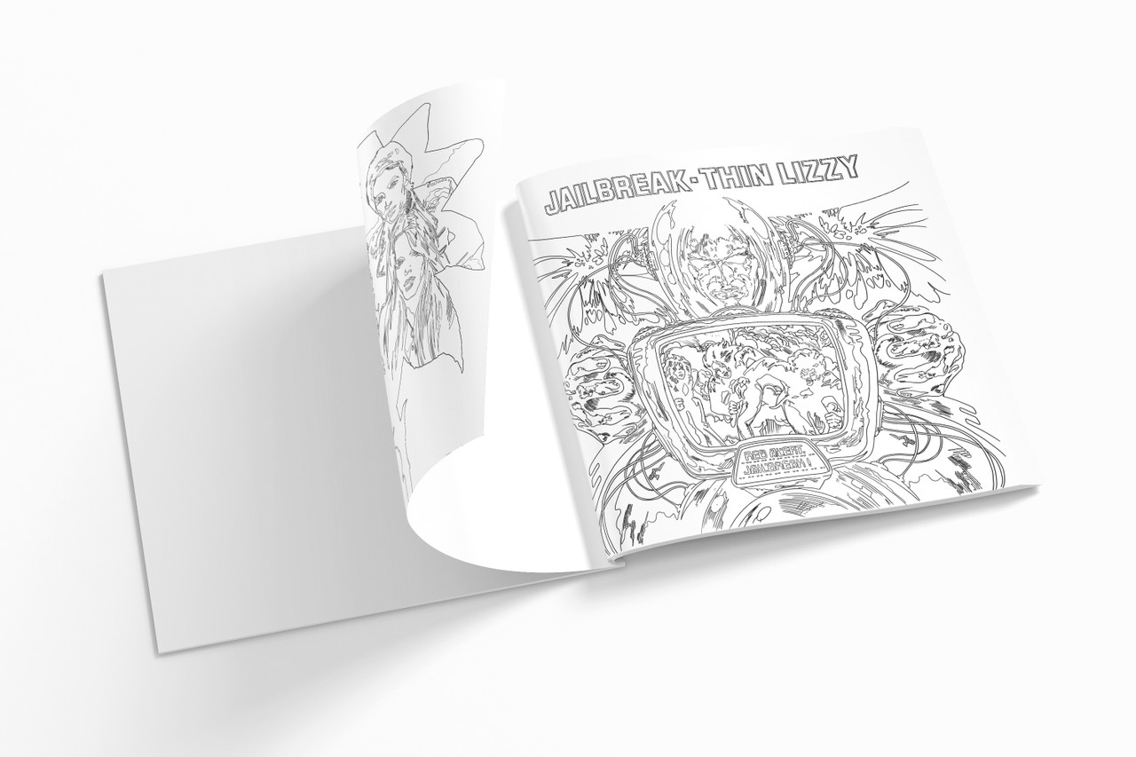 The Official Thin Lizzy Colouring Book