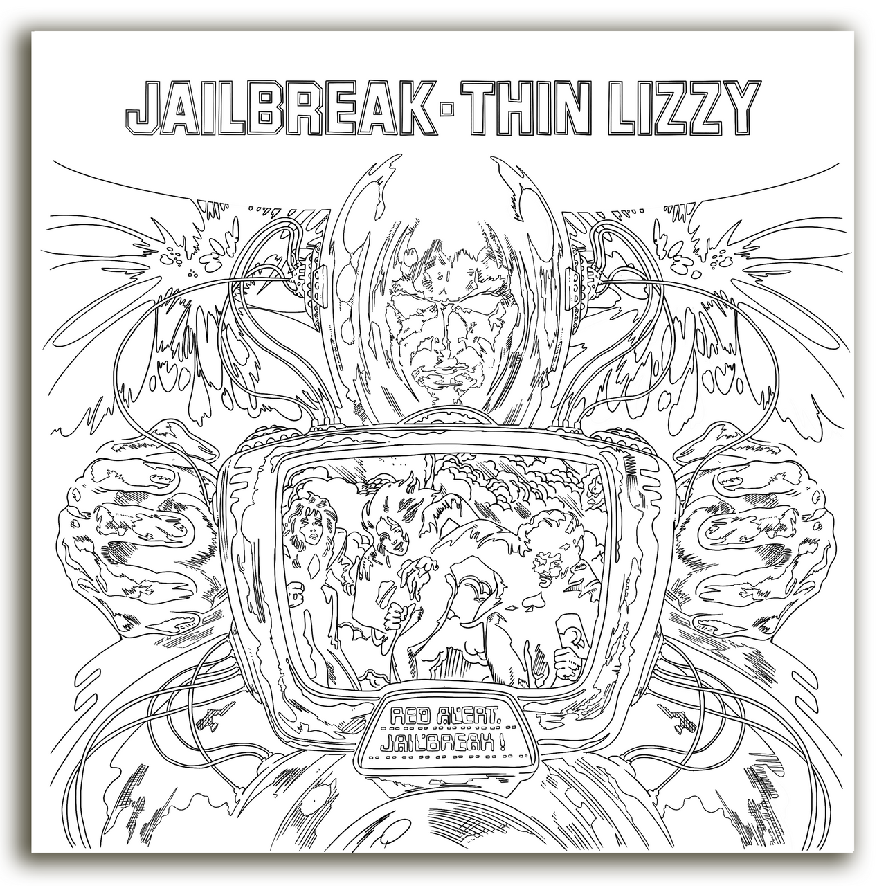 The Official Thin Lizzy Colouring Book