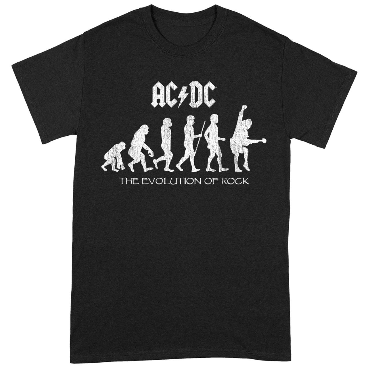 AC/DC 'Evolution Of Rock' (Black) Kids T-Shirt