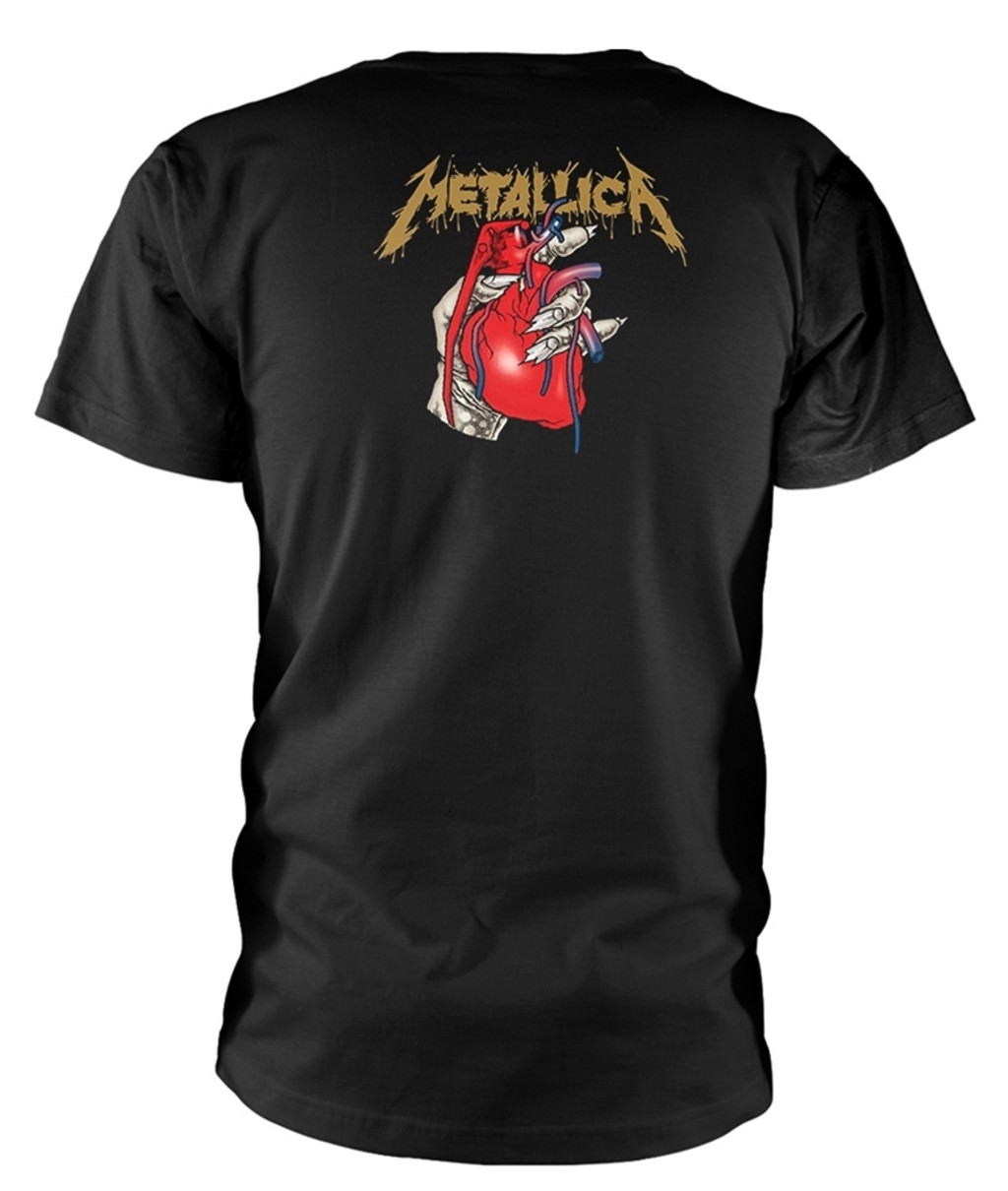 Metallica 'Heart Explosive' (Black) T-Shirt