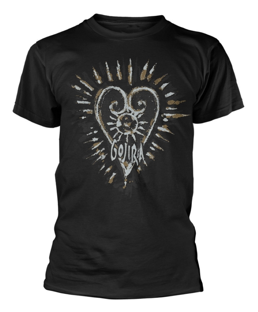 Gojira 'Fortitude Heart' (Black) T-Shirt