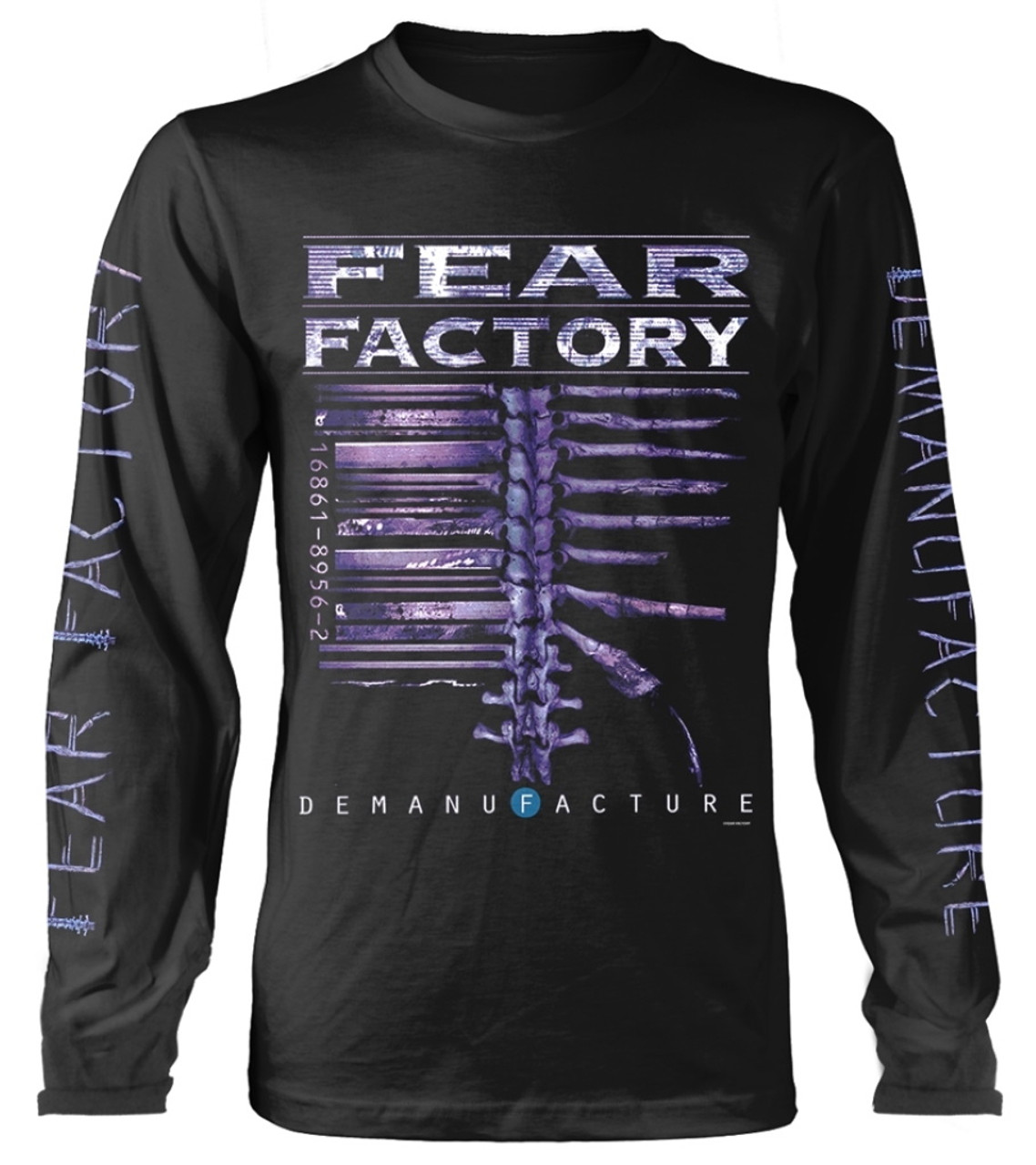 Fear Factory 'Demanufacture Classic' (Black) Long Sleeve Shirt