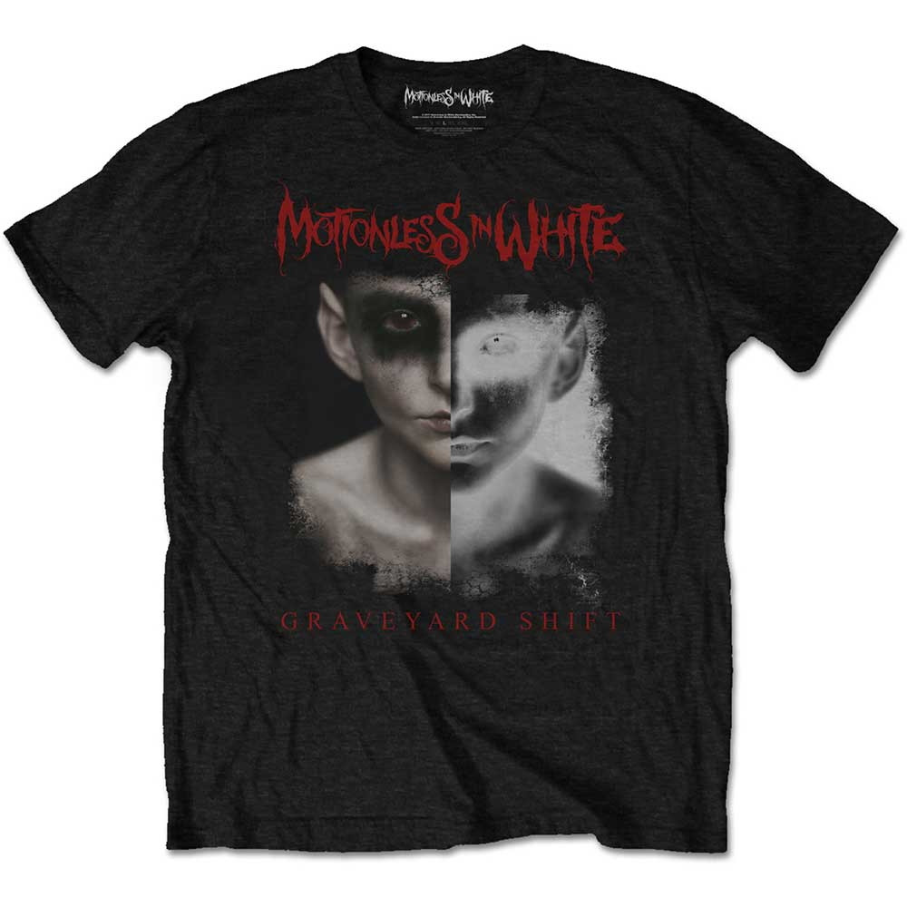 Motionless In White 'Split Screen' (Black) T-Shirt