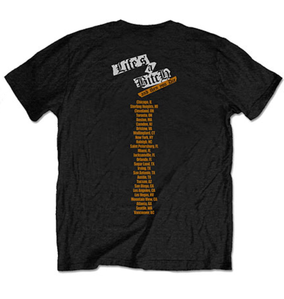 Nas 'Life's A Bitch' (Black) T-Shirt