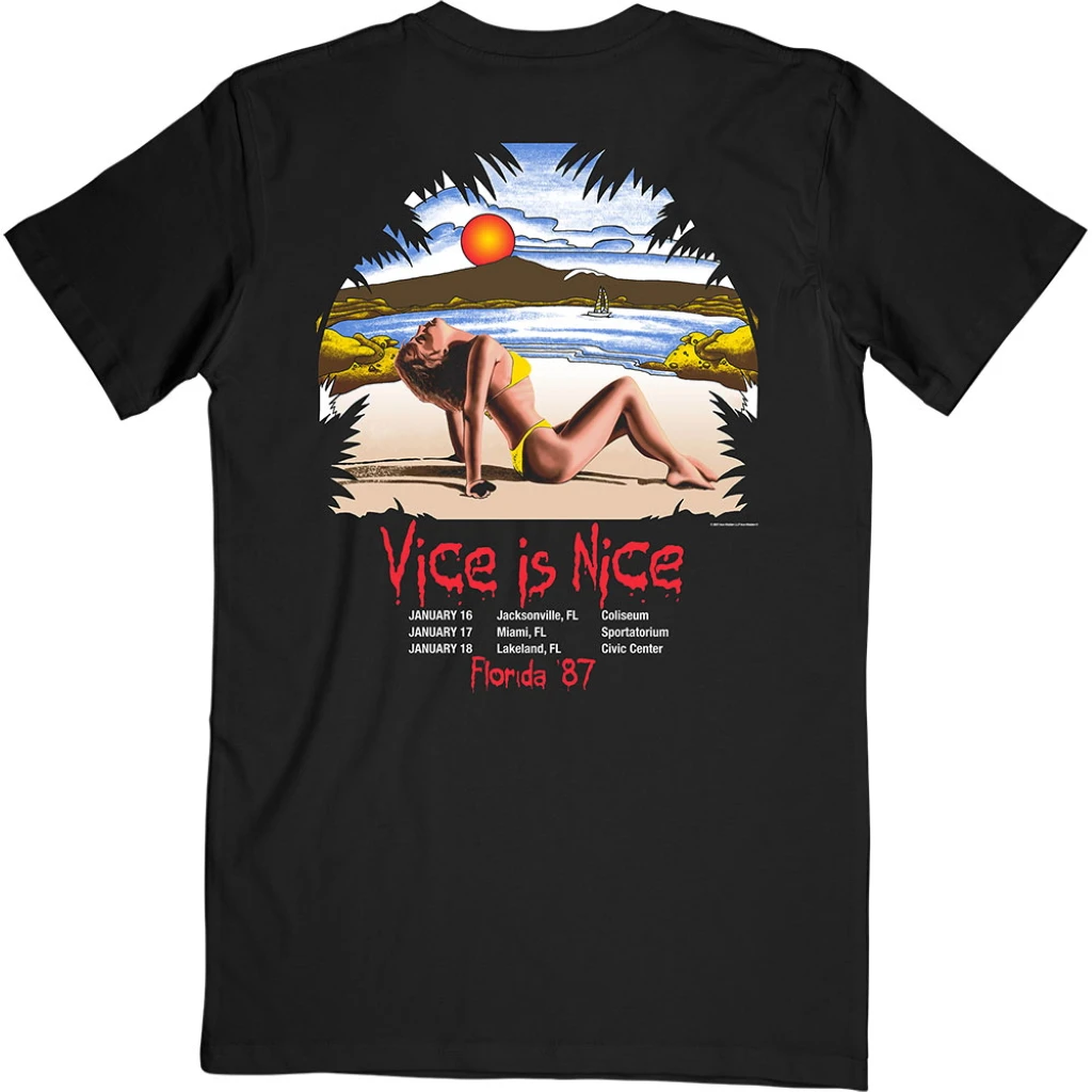 Iron Maiden 'Vice Is Nice' (Black) T-Shirt