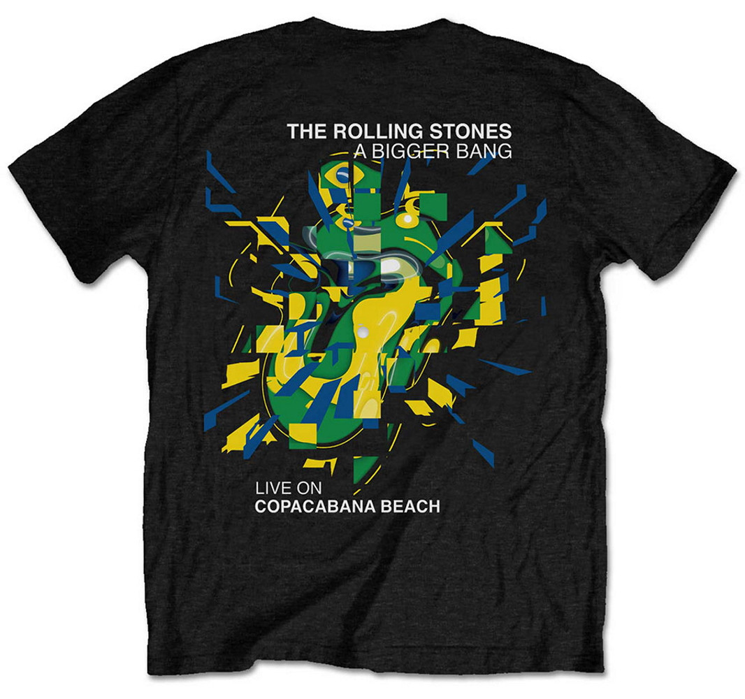 The Rolling Stones 'Bigger Bang - Brazil 80' (Black) T-Shirt