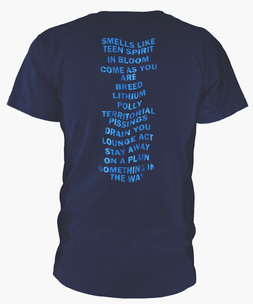 Nirvana 'Nevermind' (Navy) T-Shirt