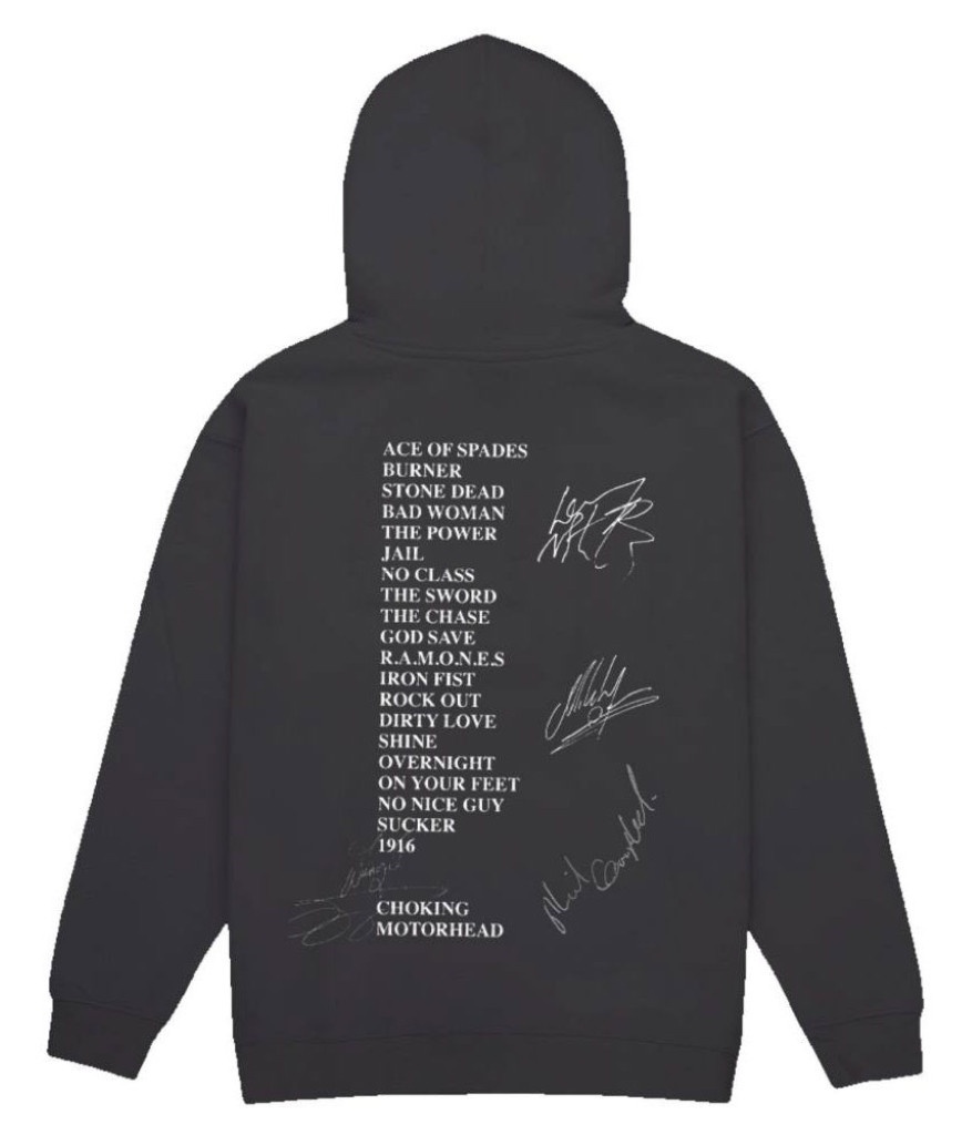 Motorhead 'Everything Louder Forever' (Charcoal) Pull Over Hoodie