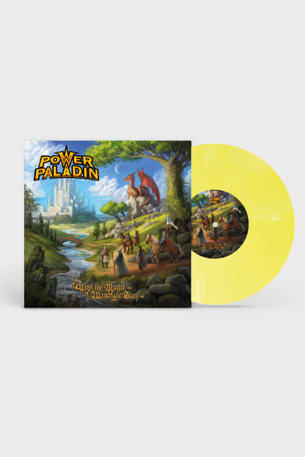 Power Paladin 'With the Magic of Windfyre Steel' LP Orange White Transparent Vinyl