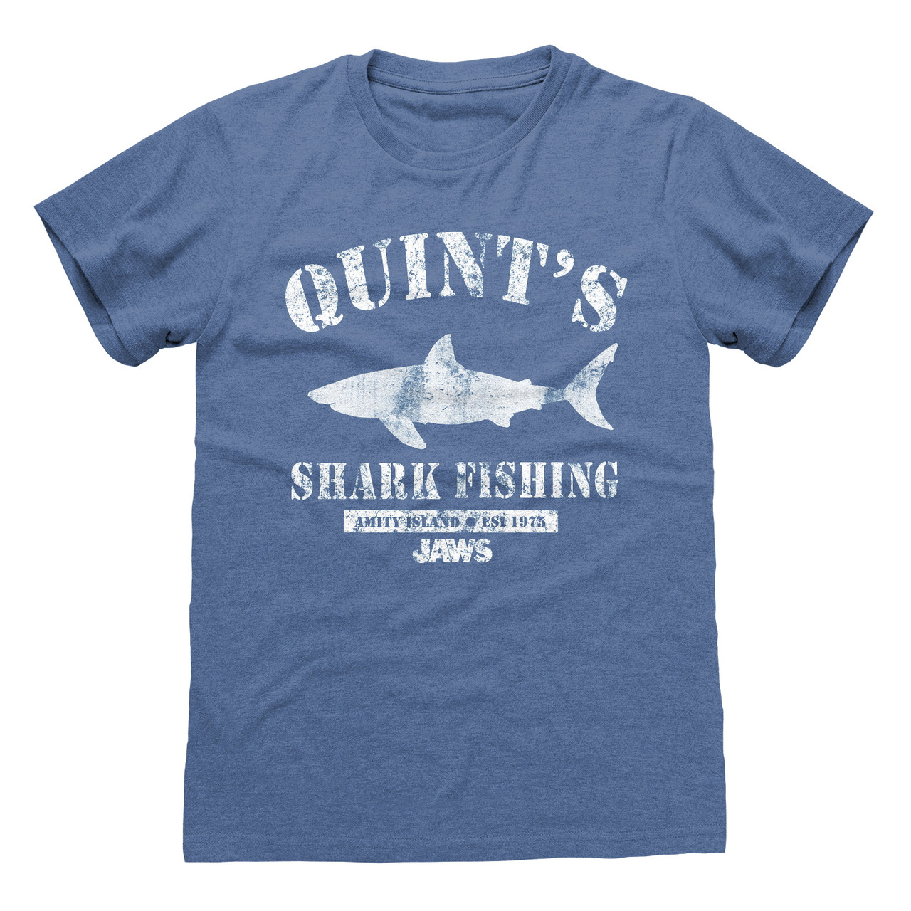 Jaws 'Quint's Shark Fishing' (Blue) T-Shirt