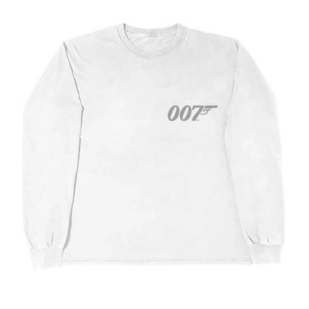 James Bond 007 'Goldeneye Japanese Poster' (White) Long Sleeve Shirt