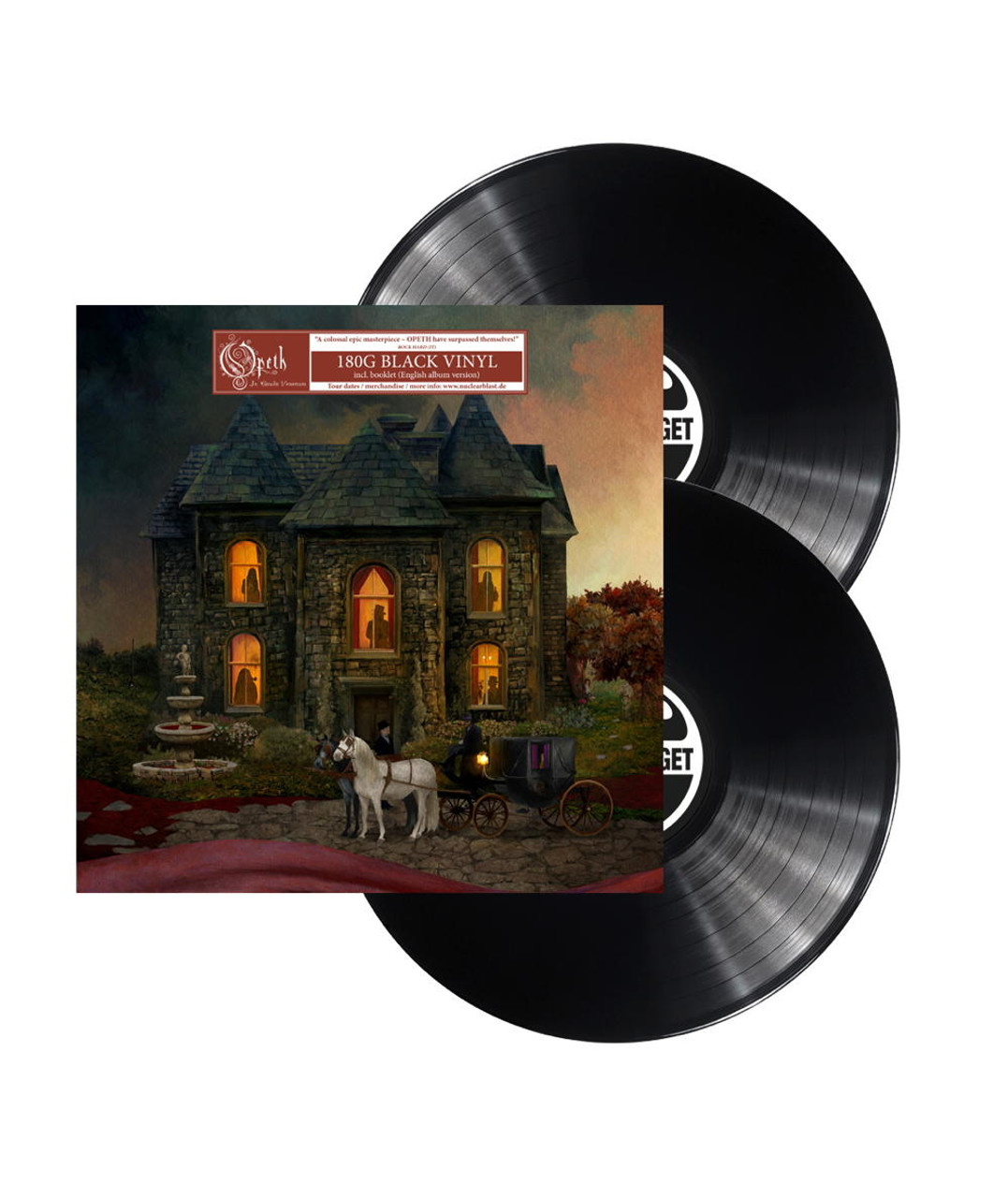 Opeth 'In Cauda Venenum' 2LP 180g Black Vinyl