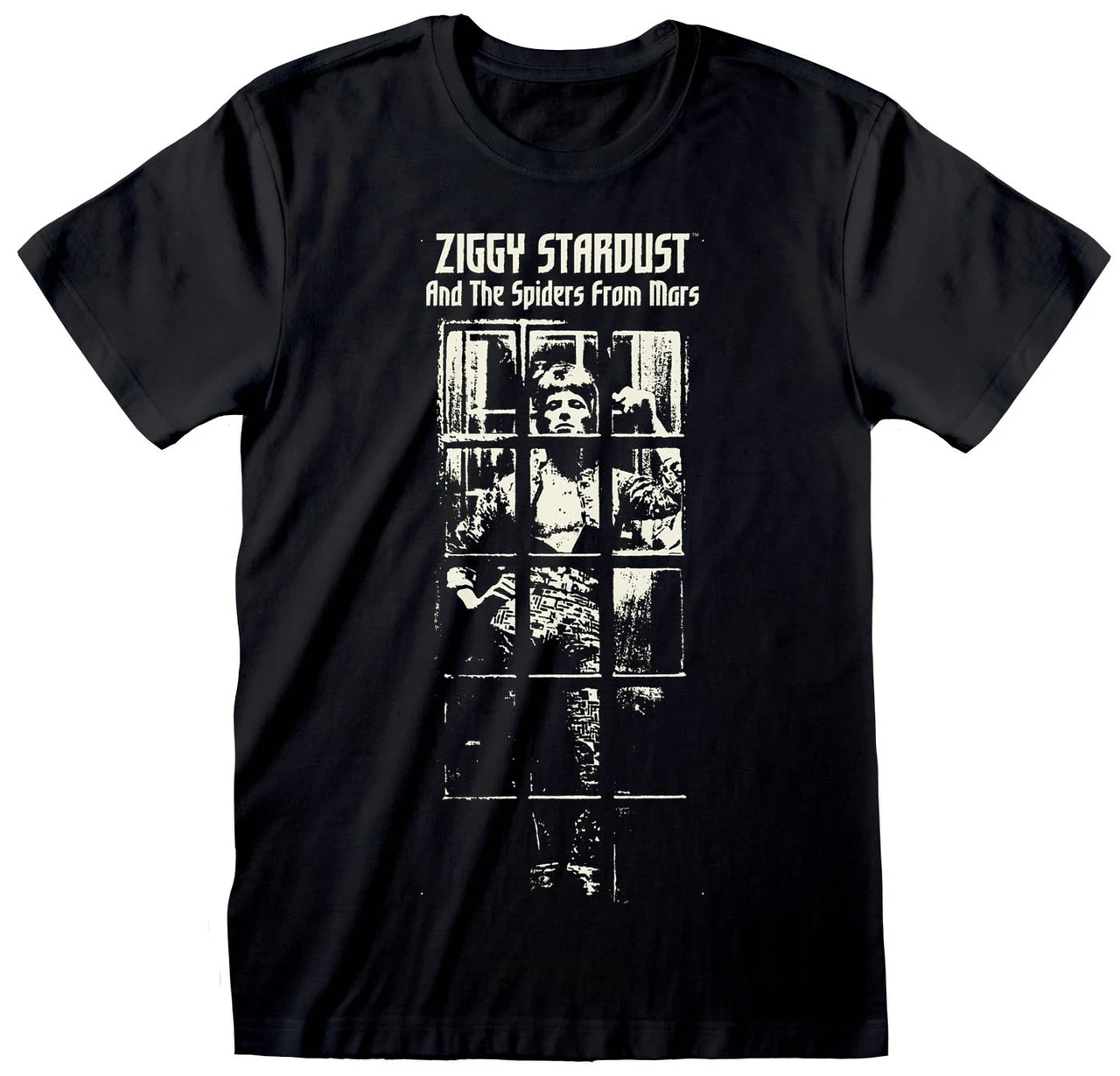 David Bowie 'Ziggy Stardust' (Black) T-Shirt