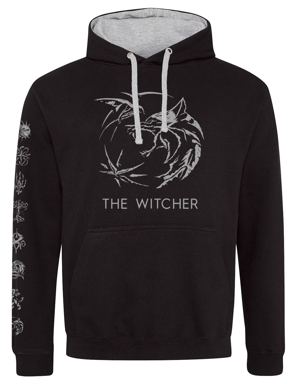 The Witcher 'Symbol' (Black) Pull Over Hoodie