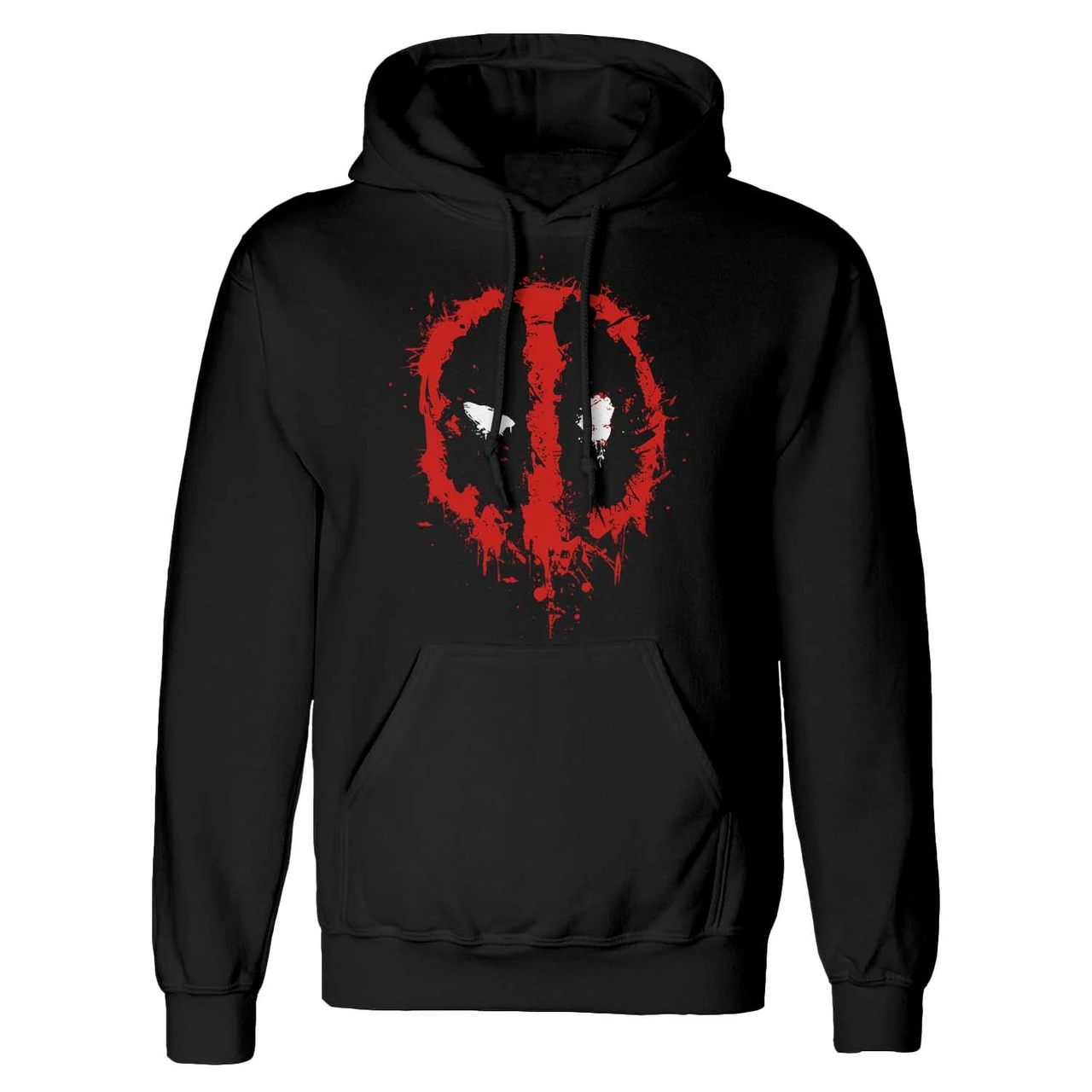 Marvel Deadpool 'Splat' (Black) Pull Over Hoodie