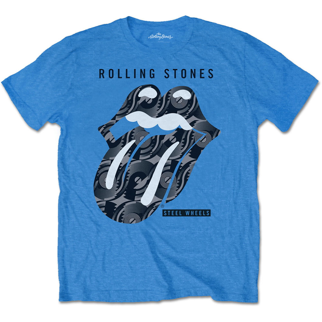「THE ROLLING STONES 『STEEL WHEELS 』Tシャツ」 Rolling_Stones_Steel_Wheels_Bl