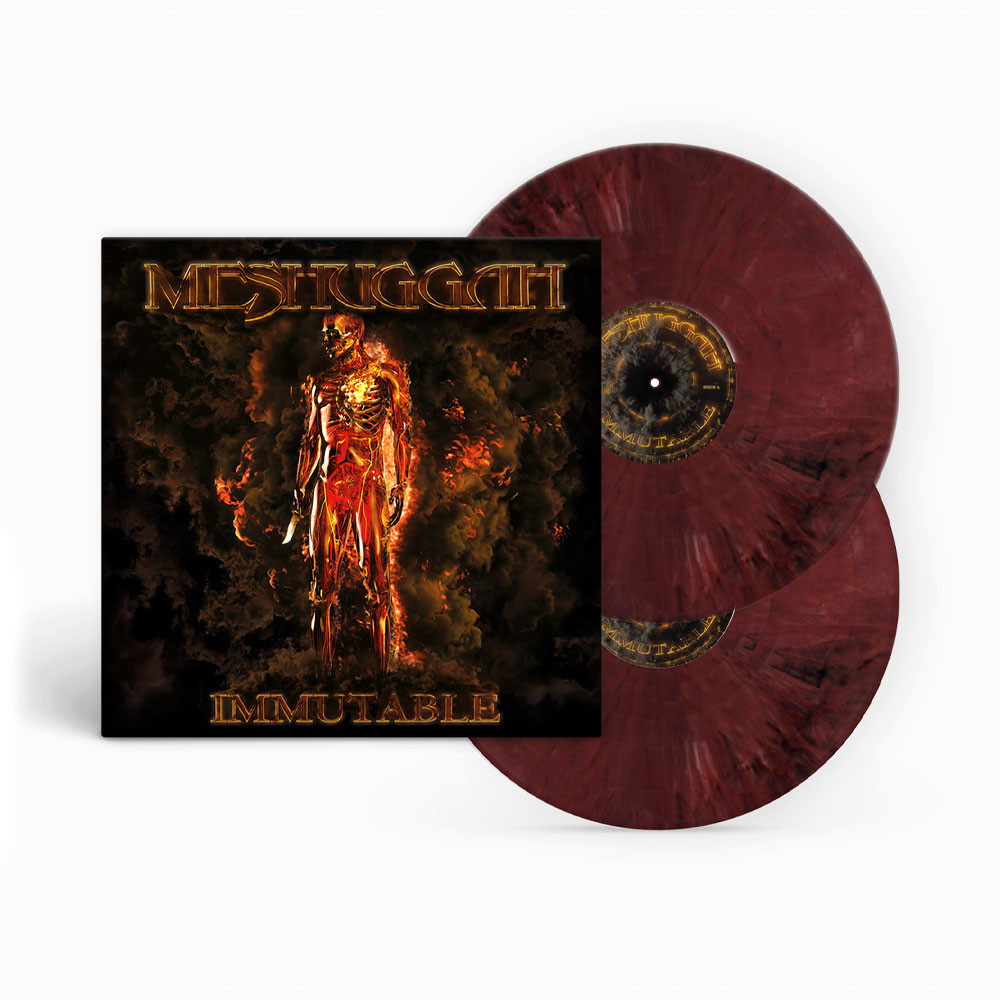Meshuggah 'Immutable' 2LP Red Transparent / White / Black Vinyl