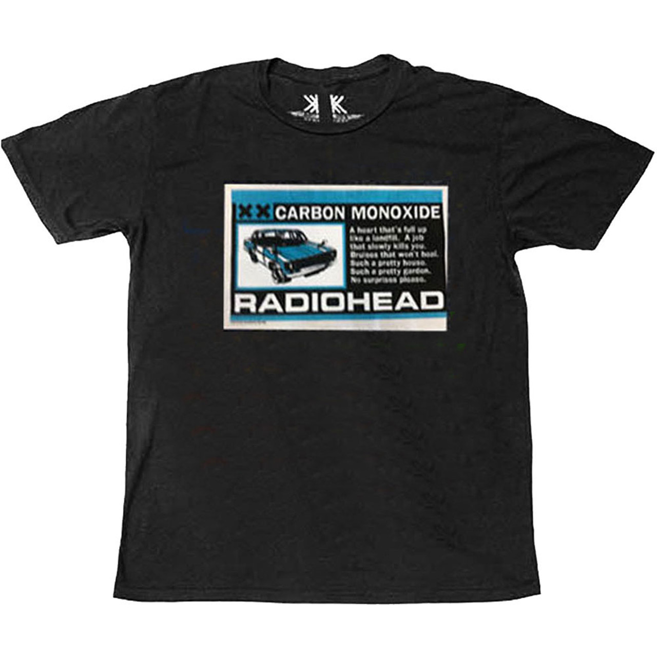 Radiohead 'Carbon Patch' (Black) T-Shirt