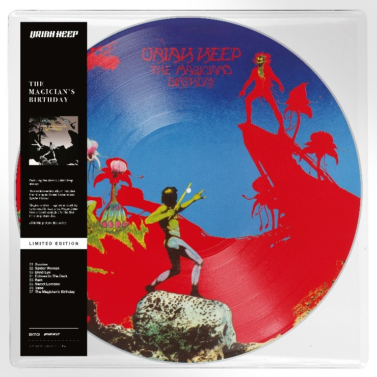 Uriah Heep 'The Magician's Birthday' LP Picture Disc Vinyl